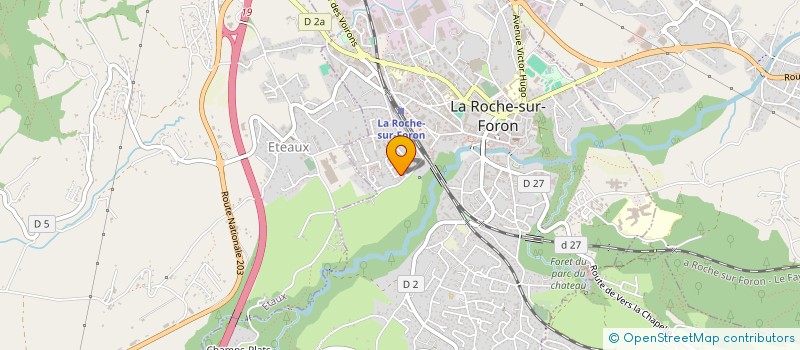localisation de l'entreprise MADAME MONIQUE RUPIL à LA ROCHE-SUR-FORON
