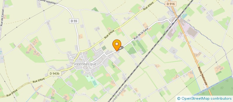 localisation de l'entreprise MADAME MONIQUE RUYSSEN  STEENBECQUE