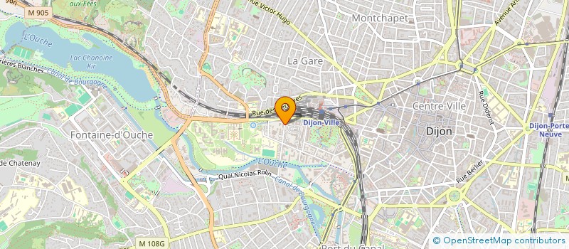 localisation de l'entreprise MADAME MONIQUE SABATIER à DIJON