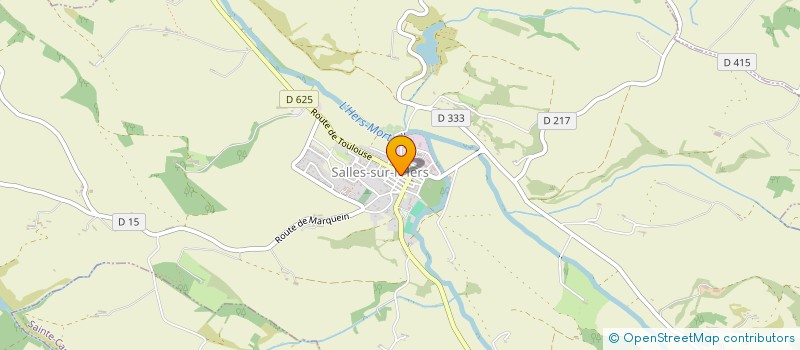 localisation de l'entreprise MADAME MONIQUE SAFFON  SALLES-SUR-L'HERS