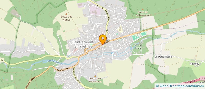 localisation de l'entreprise MADAME MONIQUE SAGETTE  SAINT-ARNOULT-EN-YVELINES