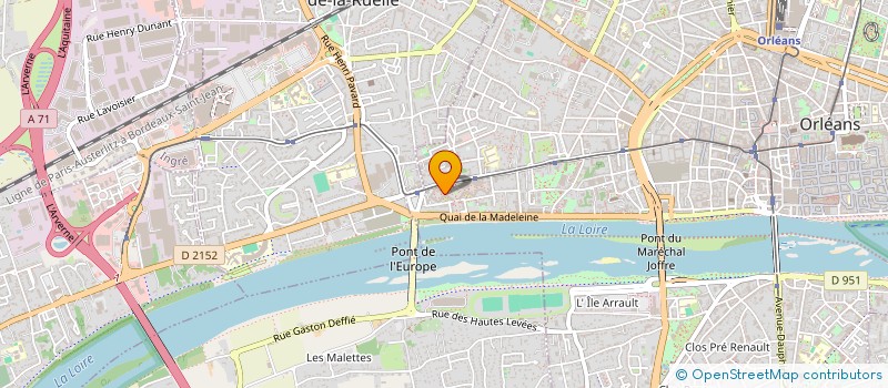 localisation de l'entreprise MADAME MONIQUE SAILLANT  ORLEANS