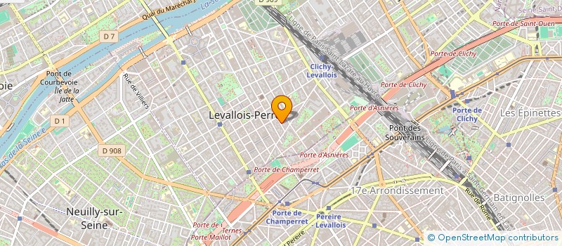 localisation de l'entreprise MADAME MONIQUE SALESSE à LEVALLOIS-PERRET