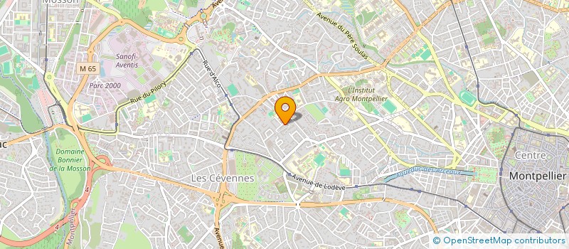 localisation de l'entreprise MADAME MONIQUE SALLIOU-COTTIN  MONTPELLIER