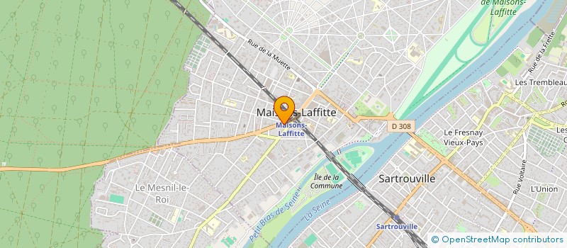 localisation de l'entreprise MADAME MONIQUE SALOU à MAISONS-LAFFITTE