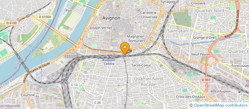 localisation de l'entreprise MADAME MONIQUE SALVETTI  AVIGNON