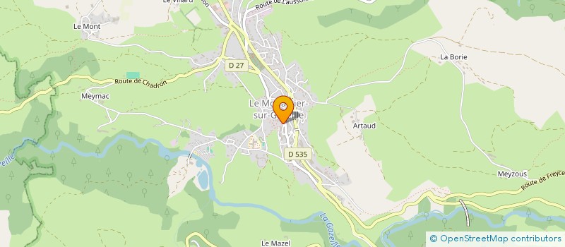 localisation de l'entreprise MADAME MONIQUE SANIAL  LE MONASTIER-SUR-GAZEILLE