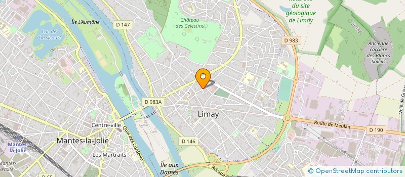 localisation de l'entreprise MADAME MONIQUE SANNIER  LIMAY