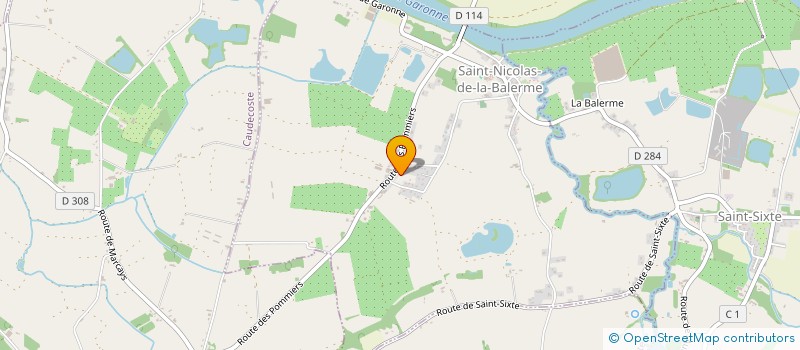 localisation de l'entreprise MADAME MONIQUE SARROMEJEAN  SAINT-NICOLAS-DE-LA-BALERME