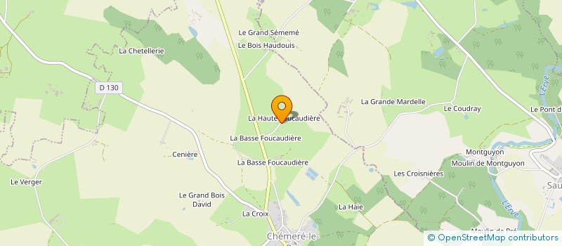 localisation de l'entreprise MADAME MONIQUE SAUDUBRAY à CHEMERE LE ROI