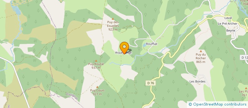 localisation de l'entreprise MADAME MONIQUE SAUGERAS  DAVIGNAC