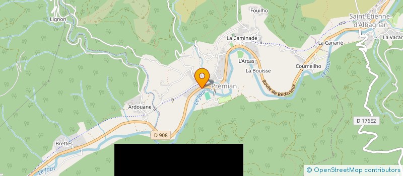 localisation de l'entreprise MADAME MONIQUE SAULIERE  PREMIAN