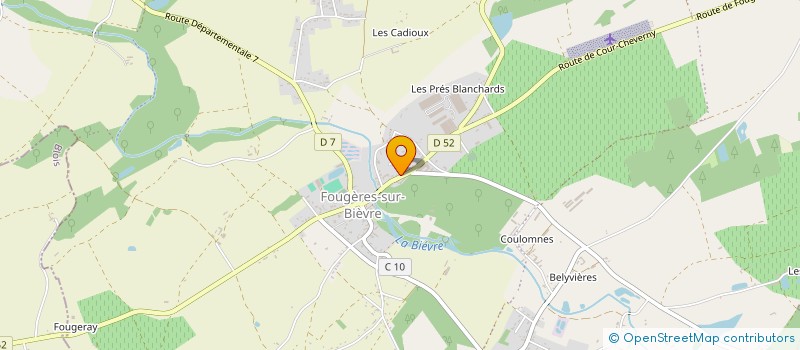 localisation de l'entreprise MADAME MONIQUE SAUSSIER à LE CONTROIS-EN-SOLOGNE