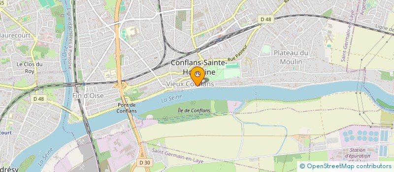 localisation de l'entreprise MADAME MONIQUE SCHWARTZ  CONFLANS-SAINTE-HONORINE