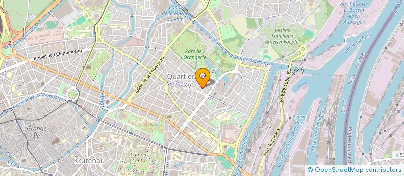localisation de l'entreprise MADAME MONIQUE SCHWARTZ à STRASBOURG