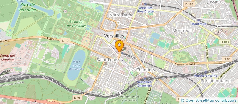 localisation de l'entreprise MADAME MONIQUE SEGELLE à VERSAILLES