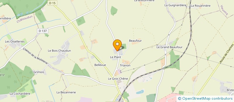 localisation de l'entreprise MADAME MONIQUE SENECHAL à BROU