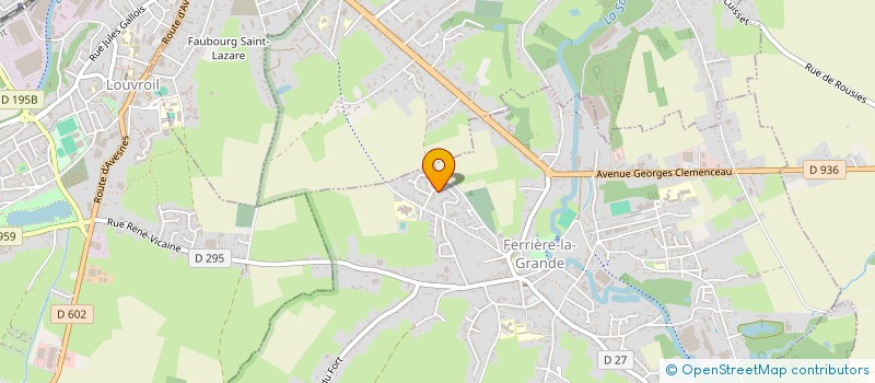 localisation de l'entreprise MADAME MONIQUE SENECHAL  FERRIERE-LA-GRANDE