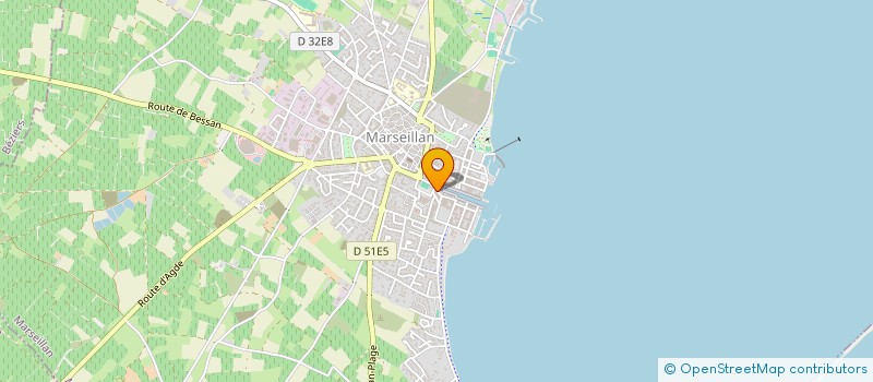 localisation de l'entreprise MADAME MONIQUE SERVEN à MARSEILLAN