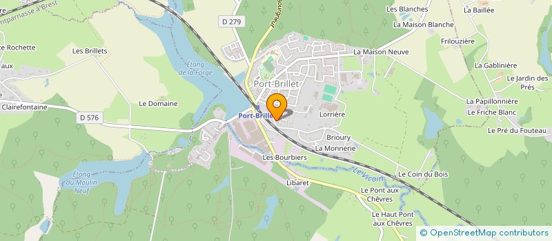 localisation de l'entreprise MADAME MONIQUE SEUVRE  PORT-BRILLET