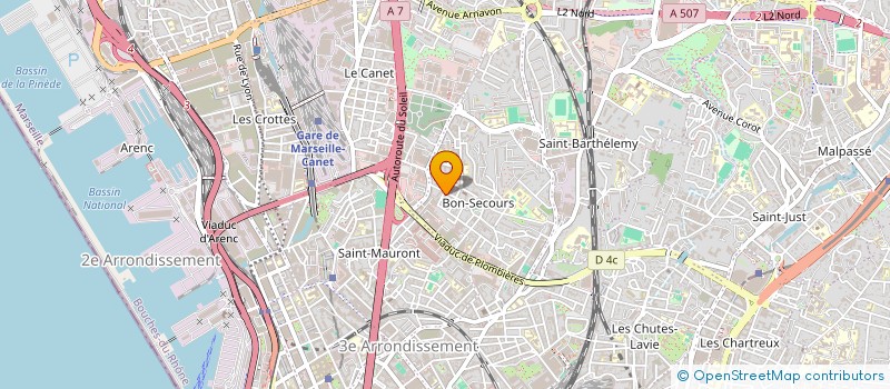 localisation de l'entreprise MADAME MONIQUE SEVIKIAN à MARSEILLE