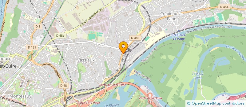 localisation de l'entreprise MADAME MONIQUE SEVIN à CALUIRE-ET-CUIRE