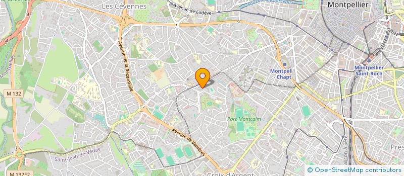 localisation de l'entreprise MADAME MONIQUE SIBRA à MONTPELLIER