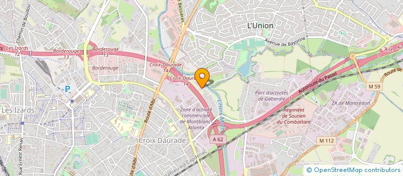 localisation de l'entreprise MADAME MONIQUE SIRVEN à TOULOUSE