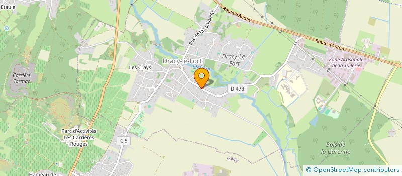 localisation de l'entreprise MADAME MONIQUE SOPHIE AVIZOU à DRACY-LE-FORT