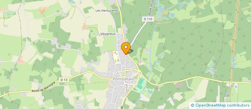 localisation de l'entreprise MADAME MONIQUE SOUCHU  PONTVALLAIN