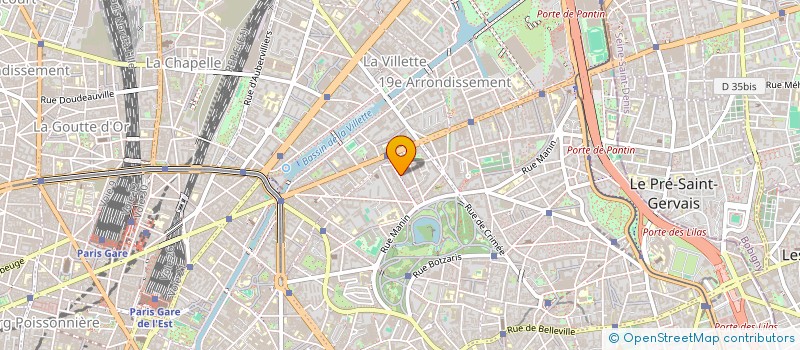 localisation de l'entreprise MADAME MONIQUE SOUDON à PARIS