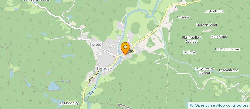 localisation de l'entreprise MADAME MONIQUE SPAITE  TERNUAY-MELAY-ET-SAINT-HILAIRE