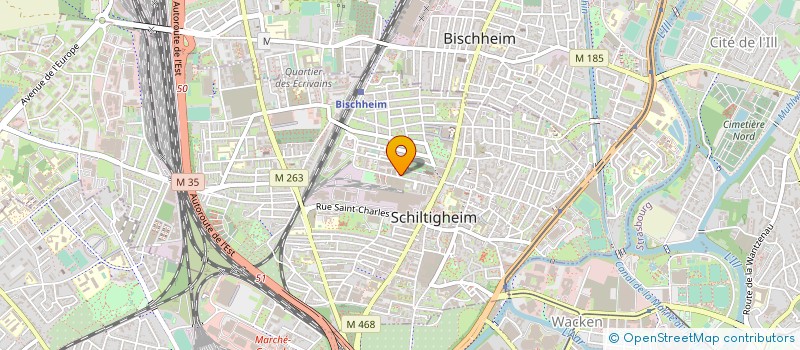 localisation de l'entreprise MADAME MONIQUE SPEHNER  SCHILTIGHEIM