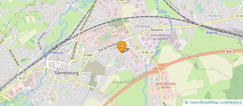 localisation de l'entreprise MADAME MONIQUE STALETTI à SARREBOURG