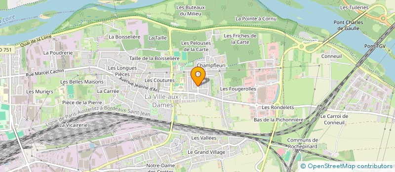 localisation de l'entreprise MADAME MONIQUE STEPHAN  LA VILLE-AUX-DAMES