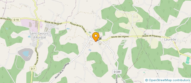 localisation de l'entreprise MADAME MONIQUE SUZAN  POYANNE