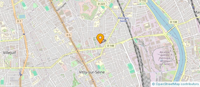 localisation de l'entreprise MADAME MONIQUE SVAY à VITRY-SUR-SEINE