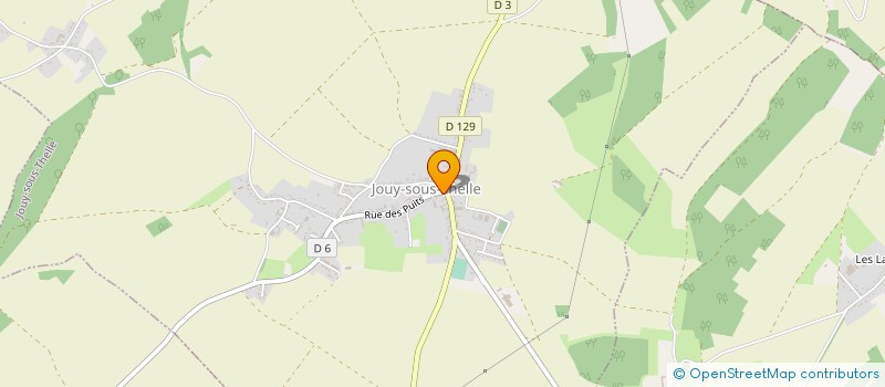 localisation de l'entreprise MADAME MONIQUE TAILLEUX  JOUY-SOUS-THELLE