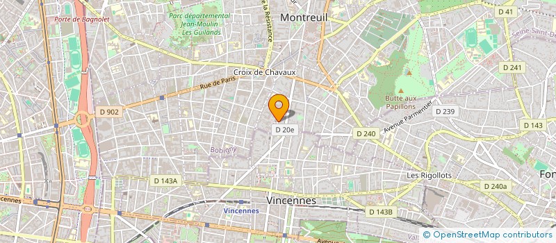 localisation de l'entreprise MADAME MONIQUE TALMASSON à MONTREUIL