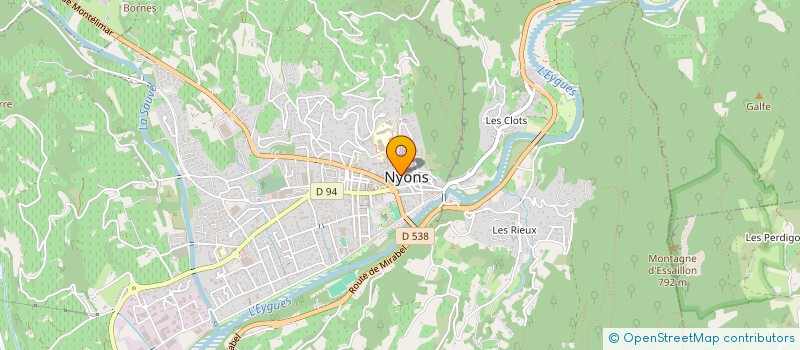 localisation de l'entreprise MADAME MONIQUE TARDIEU  NYONS