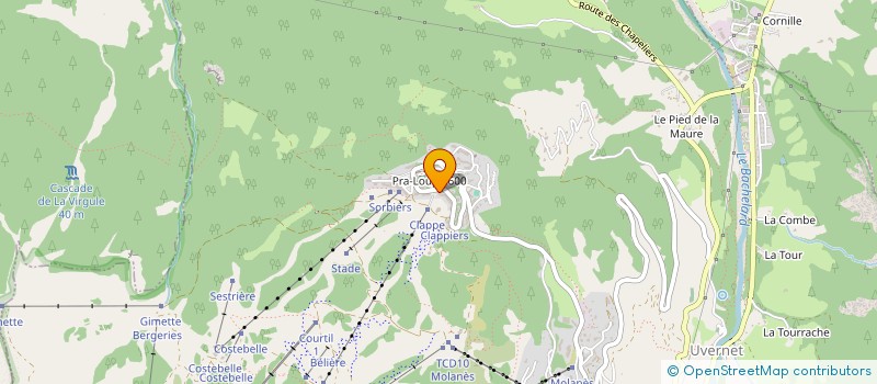 localisation de l'entreprise MADAME MONIQUE TARDIEU  UVERNET FOURS