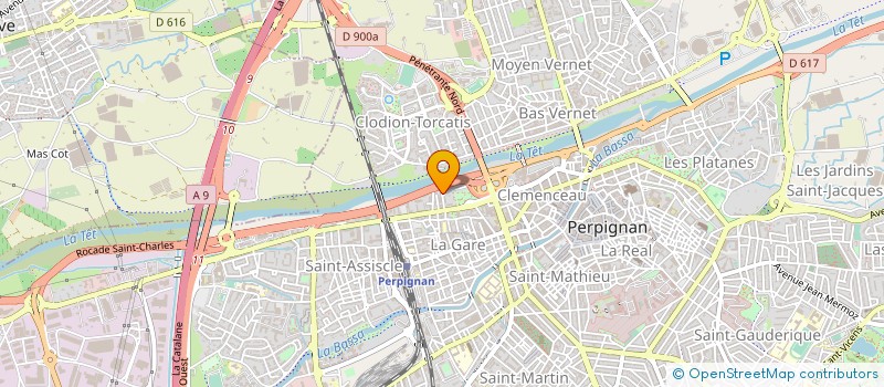 localisation de l'entreprise MADAME MONIQUE TASTU à PERPIGNAN