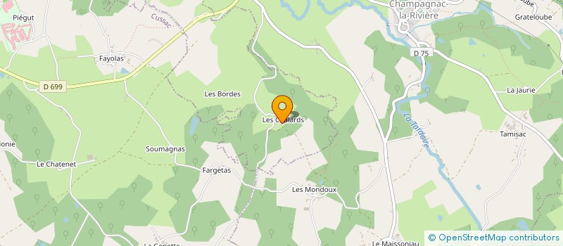 localisation de l'entreprise MADAME MONIQUE TAVELIN à ORADOUR-SUR-VAYRES