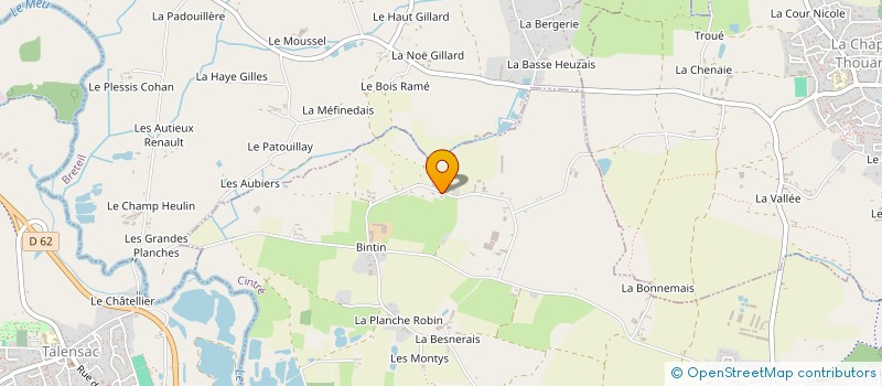 localisation de l'entreprise MADAME MONIQUE TEXIER  CINTRE