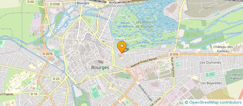 localisation de l'entreprise MADAME MONIQUE TEXIER  BOURGES