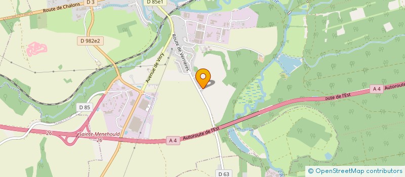 localisation de l'entreprise MADAME MONIQUE THIEL  SAINTE-MENEHOULD