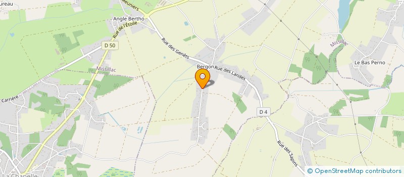 localisation de l'entreprise MADAME MONIQUE THOBIE  MISSILLAC