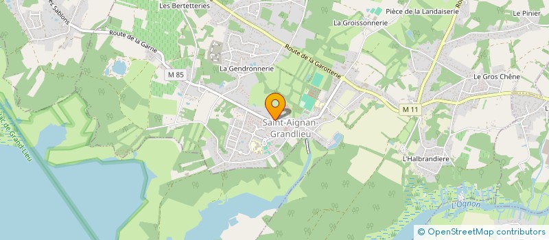 localisation de l'entreprise MADAME MONIQUE THOBY  SAINT-AIGNAN-GRANDLIEU