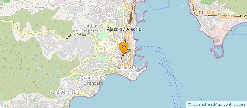 localisation de l'entreprise MADAME MONIQUE TIMOTEI à AJACCIO