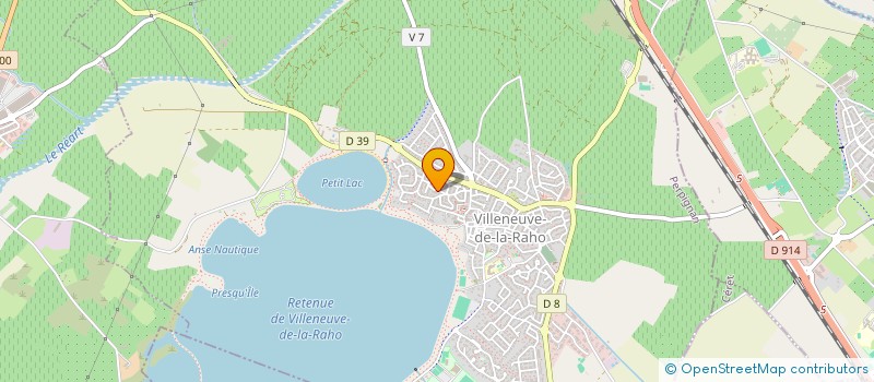 localisation de l'entreprise MADAME MONIQUE TIXADOR  VILLENEUVE-DE-LA-RAHO